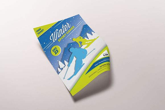 Winter Sports Games Flyers in Flyer Templates - product preview 3