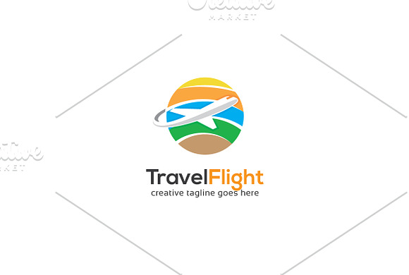 Travel Flight Logo in Logo Templates - product preview 1