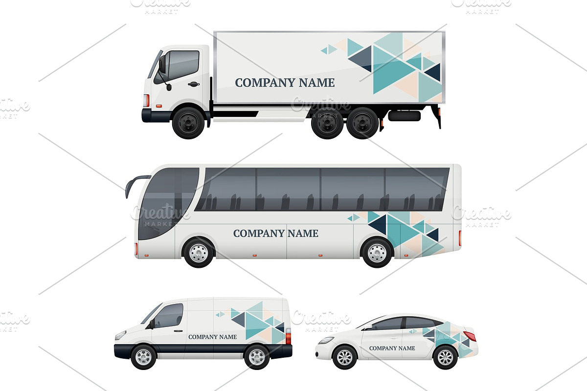Vehicle branding. Transportation in Graphics - product preview 8