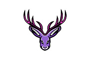 Jackalope Head Mascot