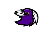 Australian Magpie Head Mascot