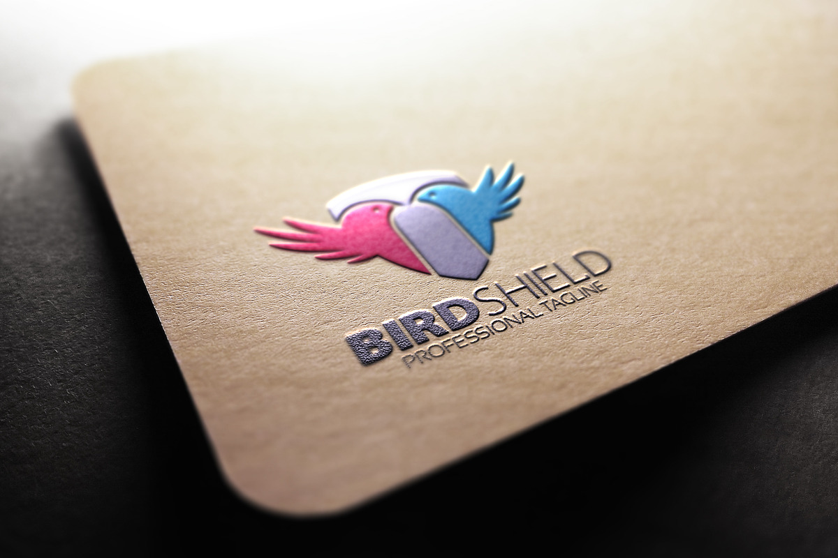 Bird Shield Logo in Logo Templates - product preview 8