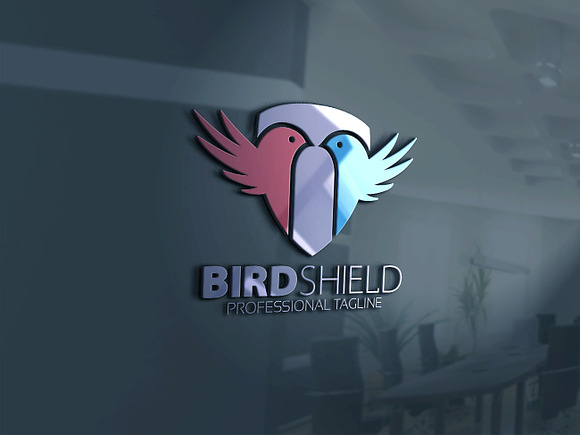 Bird Shield Logo in Logo Templates - product preview 1
