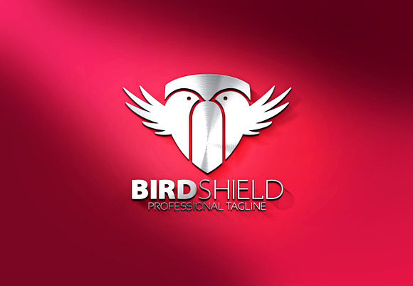 Bird Shield Logo in Logo Templates - product preview 4