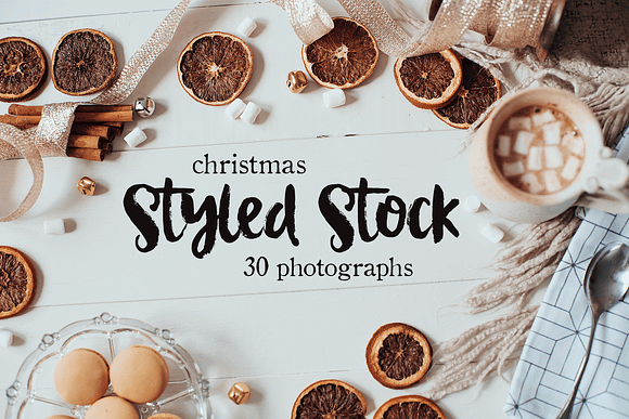 Sugar & Spice Christmas Photo Bundle in Print Mockups - product preview 1
