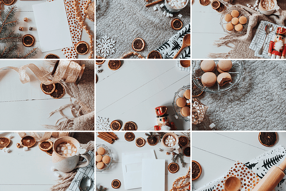 Sugar & Spice Christmas Photo Bundle in Print Mockups - product preview 5