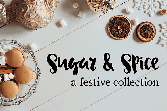 Sugar & Spice Christmas Photo Bundle in Print Mockups - product preview 6
