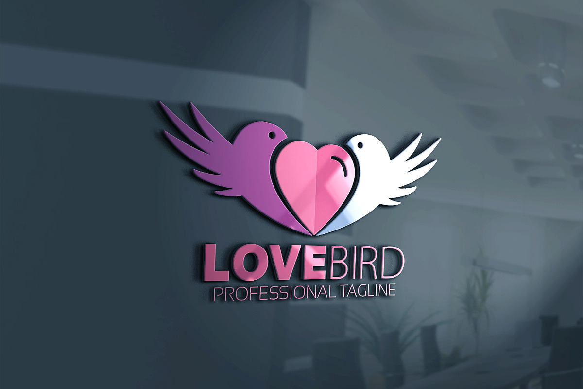 Love Bird Logo in Logo Templates - product preview 8