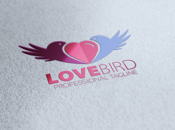 Love Bird Logo in Logo Templates - product preview 2