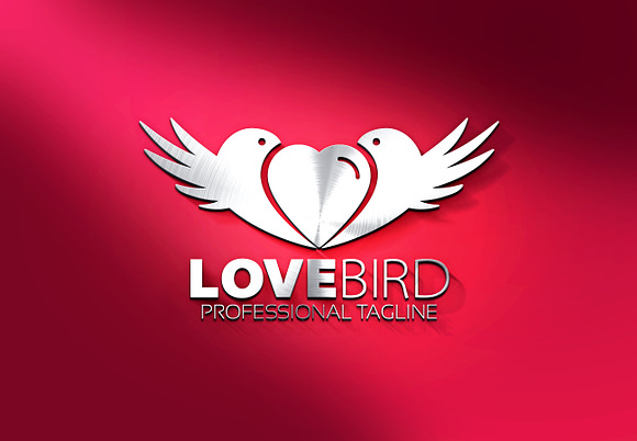 Love Bird Logo in Logo Templates - product preview 3