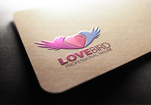 Love Bird Logo in Logo Templates - product preview 4