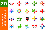 20 Logo Medical Templates Bundle
