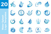 20 Logo Water Templates Bundle