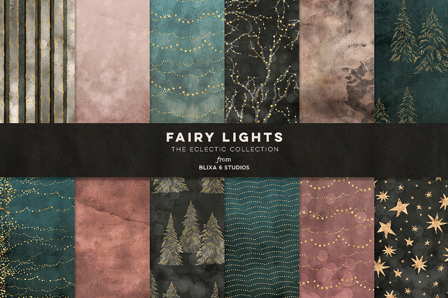 Fairy Lights of Rose Gold in Patterns - product preview 8