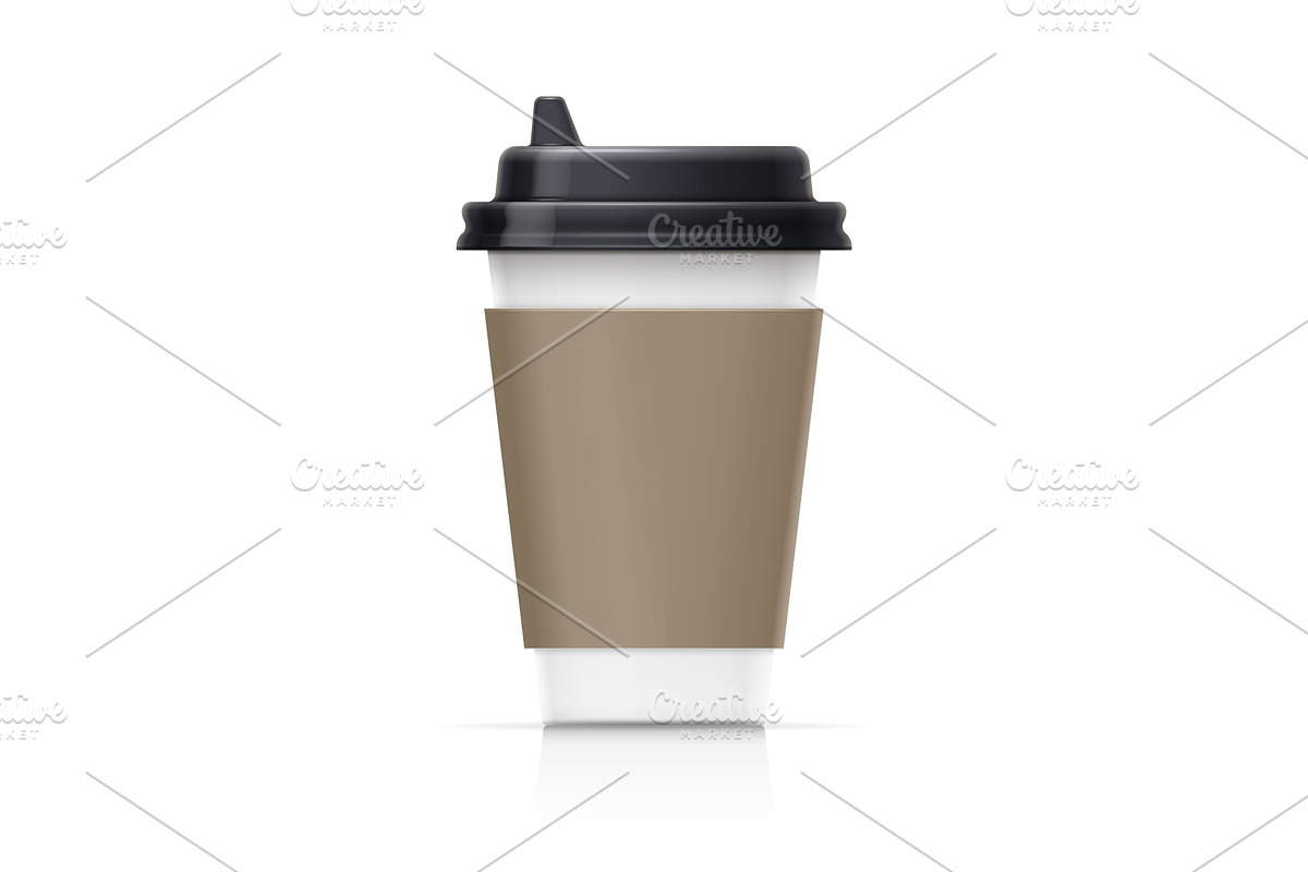 Paper cup for fast-food drink. in Illustrations - product preview 8
