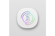 Bitcoin exchange app icon
