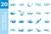 20 Logo Water Splash Templates Bundl
