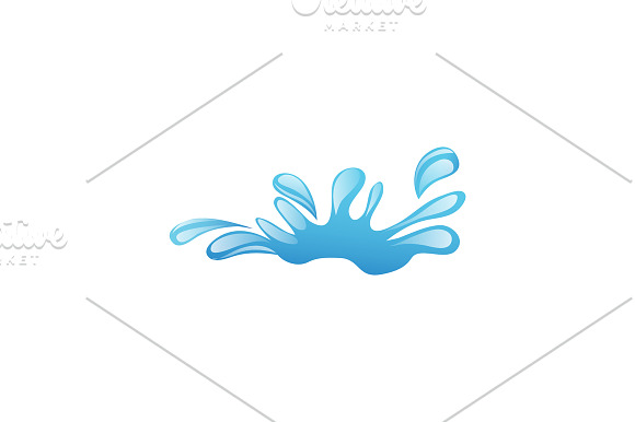 20 Logo Water Splash Templates Bundl in Logo Templates - product preview 2