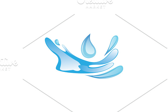20 Logo Water Splash Templates Bundl in Logo Templates - product preview 4
