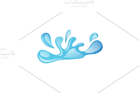 20 Logo Water Splash Templates Bundl in Logo Templates - product preview 5