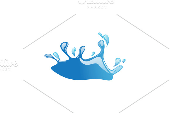 20 Logo Water Splash Templates Bundl in Logo Templates - product preview 6