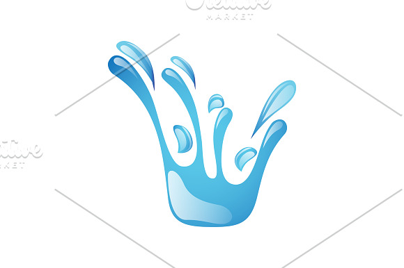 20 Logo Water Splash Templates Bundl in Logo Templates - product preview 7