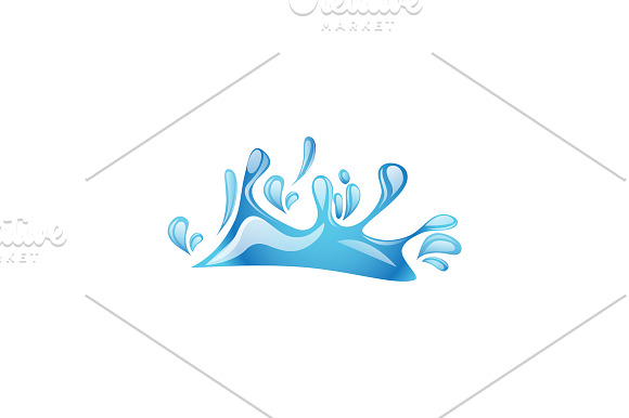 20 Logo Water Splash Templates Bundl in Logo Templates - product preview 9