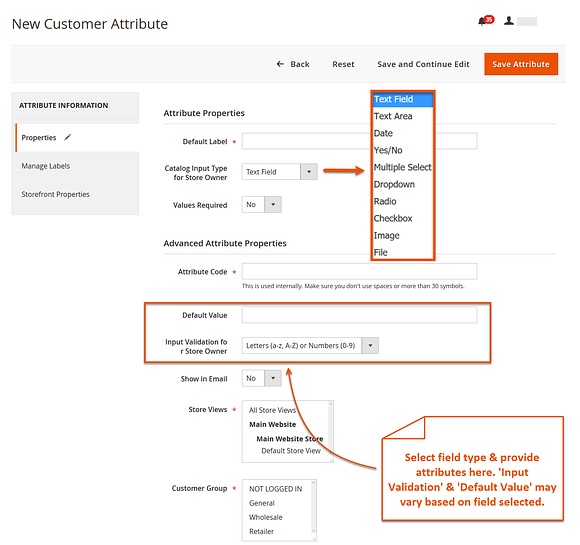 Magento 2 Customer Fields Extension in Magento Themes - product preview 4