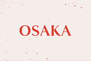 OSAKA | AN ELEGANT SERIF