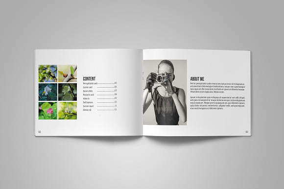 Photographer Portfolio in Brochure Templates - product preview 2