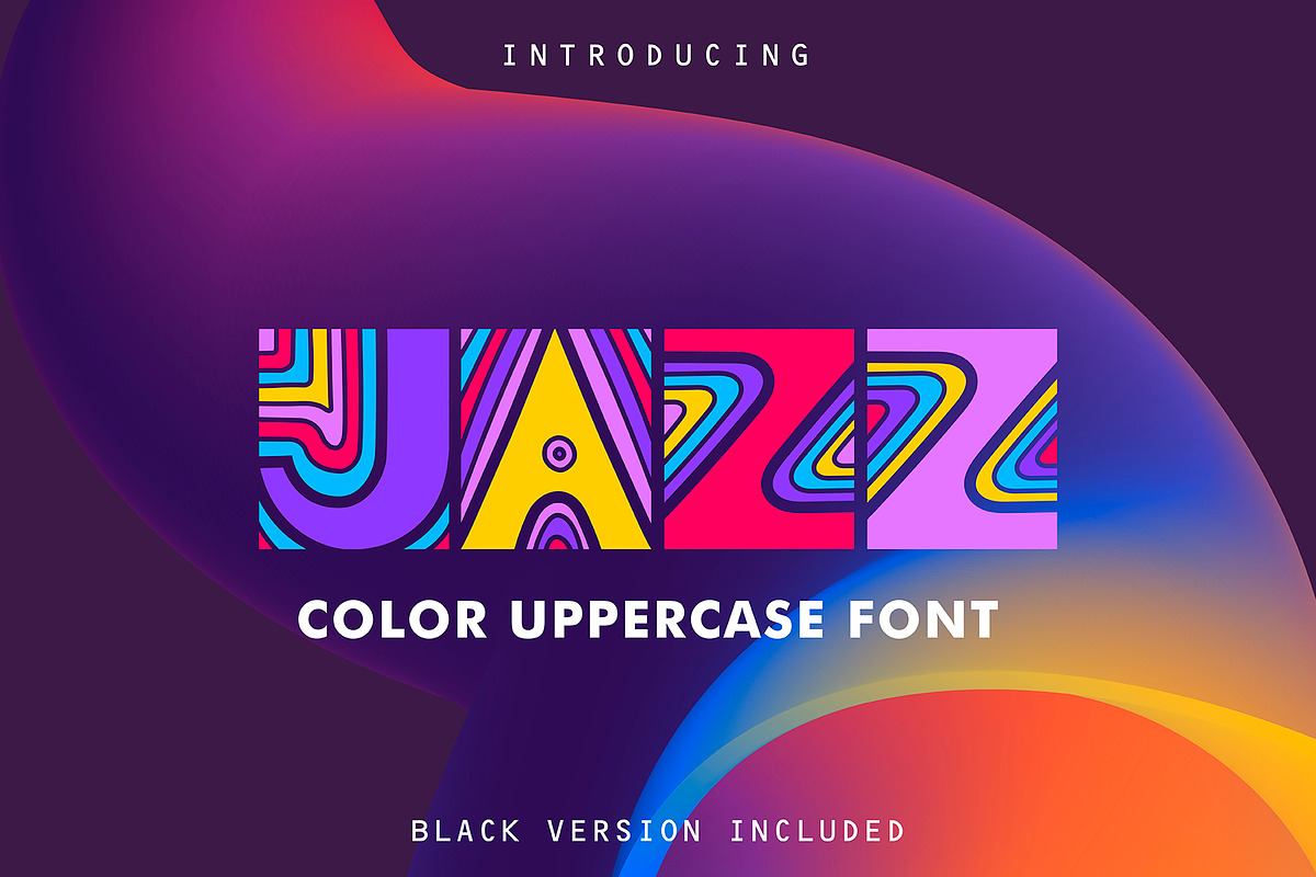 JAZZ - SVG Color Font in Colorful Fonts - product preview 8