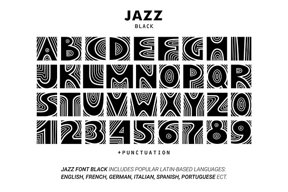 JAZZ - SVG Color Font in Colorful Fonts - product preview 3