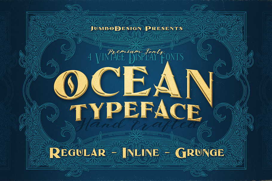 Ocean - Display Font in Display Fonts - product preview 8