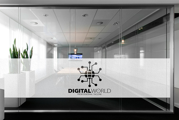 Digital World Logo in Logo Templates - product preview 1