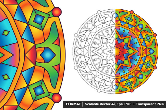 Mandala Vector Ornaments Bundle in Illustrations - product preview 2