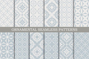 12 ornament seamless vector patterns