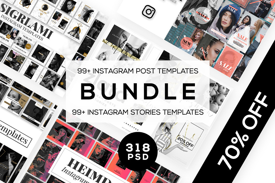 Instagram Bundle 5 in 1 in Instagram Templates - product preview 8