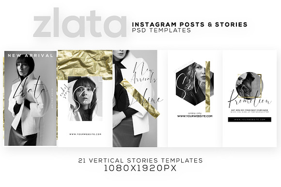 Instagram Bundle 5 in 1 in Instagram Templates - product preview 2
