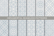 12 ornament seamless vector patterns