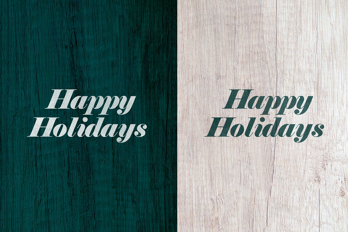 Happy Holidays Distressed Lettering in Illustrations - product preview 8