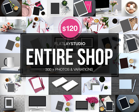 ENTIRE FLAT LAY SHOP SALE ONLY $120 in Product Mockups - product preview 9