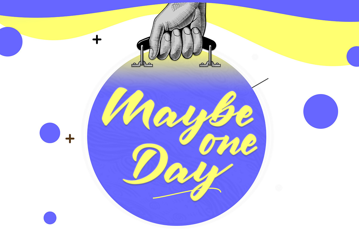 Maybe one Day™ | Typeface in Script Fonts - product preview 8