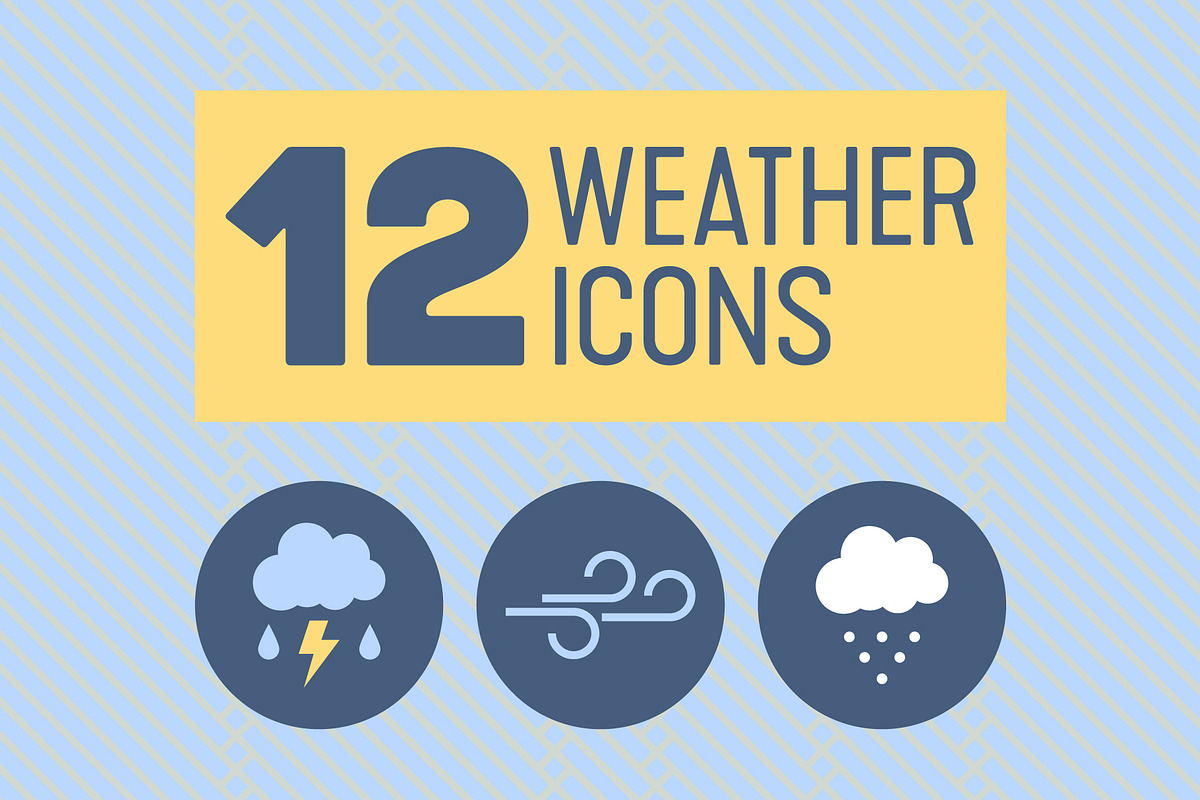 12 Weather Icons in Fall Icons - product preview 8