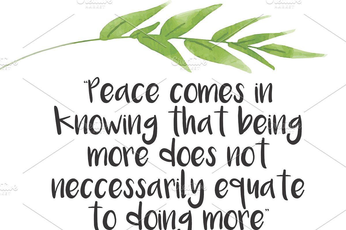Peace Quote Michelle D. Craig in Illustrations - product preview 8