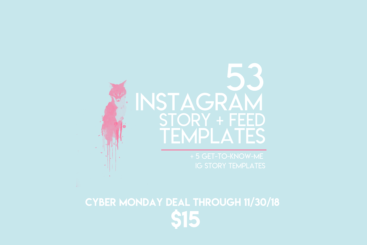 53 Instagram Story + Feed Templates in Instagram Templates - product preview 8