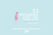 53 Instagram Story + Feed Templates