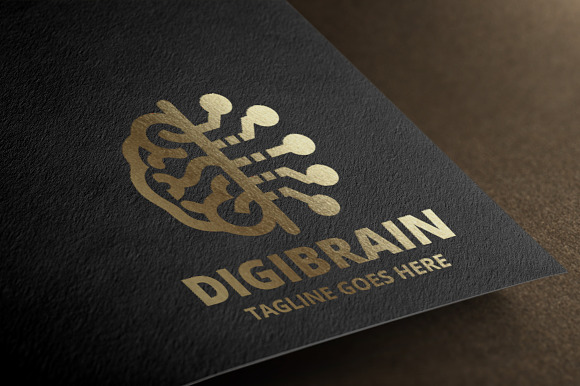 Digi Brain Logo in Logo Templates - product preview 4