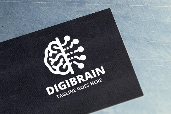 Digi Brain Logo in Logo Templates - product preview 5