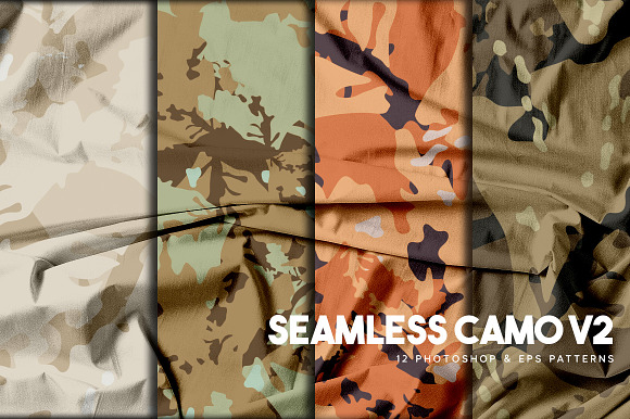 Seamless Camo V2 in Patterns - product preview 1
