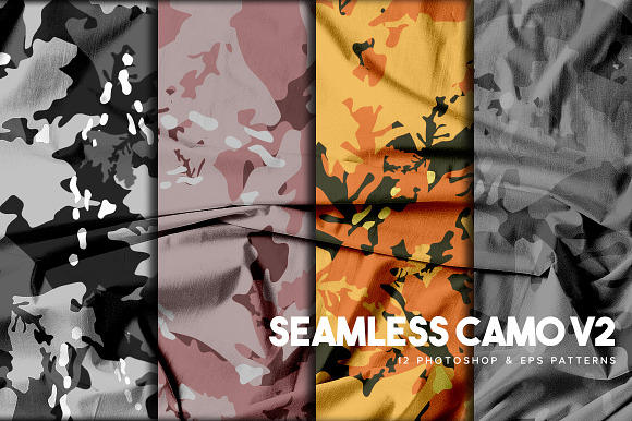 Seamless Camo V2 in Patterns - product preview 2